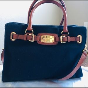 MICHAEL KORS CANVAS SATCHEL